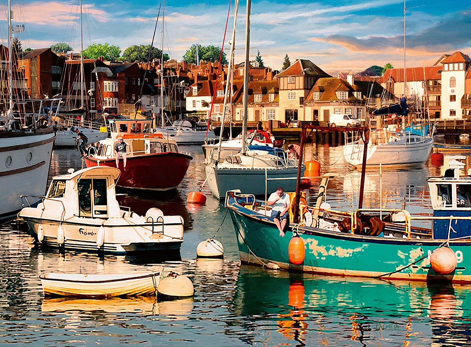 Picturesque Hampshire – 2 x 500 Piece Jigsaw Puzzle (Ravensburger)