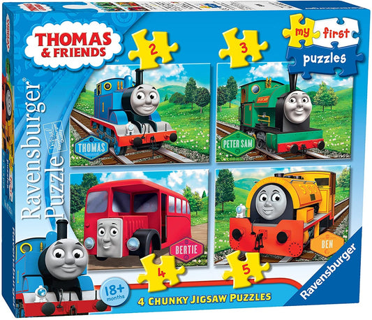 Ravensburger - Thomas & Friends Chunky 2, 3, 4 and 5  Piece Jigsaw Puzzles