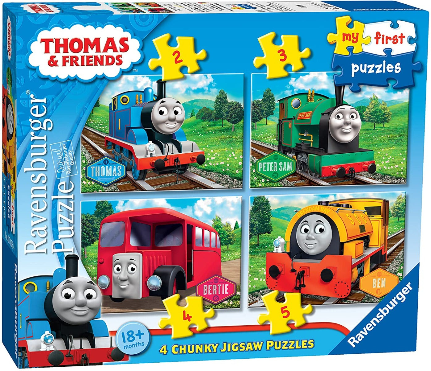 Thomas & Friends Chunky 2, 3, 4 and 5 Piece Jigsaw Puzzles – Jigsaw Puzzle (Ravensburger)