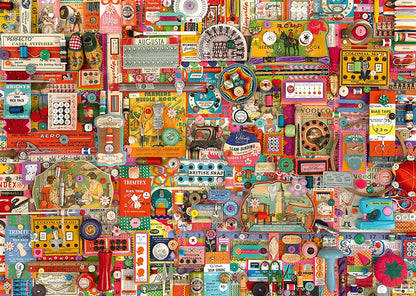 Schmidt - Shelley Davies: Vintage Sewing Supplies - 1000 Piece Jigsaw Puzzle