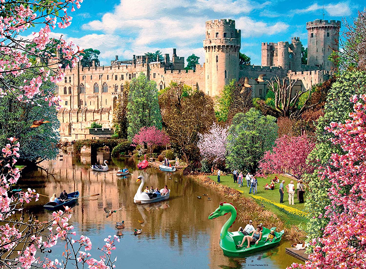 Picturesque Warwickshire – 2 x 500 Piece Jigsaw Puzzles (Ravensburger)