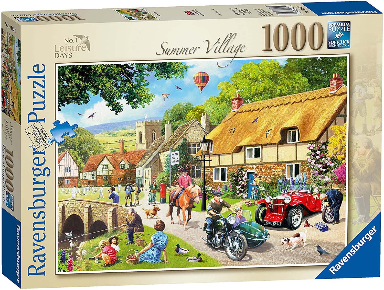 Leisure Days Number 1 Summer Village – 1000 Piece Jigsaw Puzzle (Ravensburger)