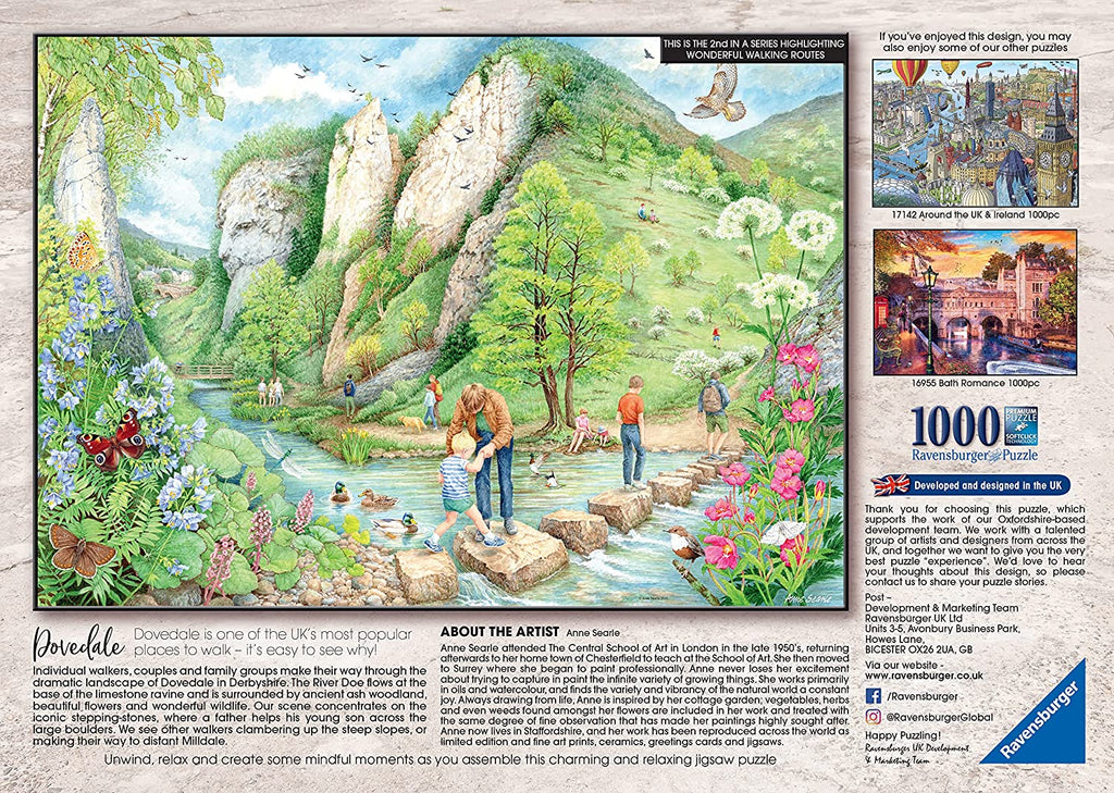 Walking World: Dovedale – 1000 Piece Jigsaw Puzzle (Ravensburger)
