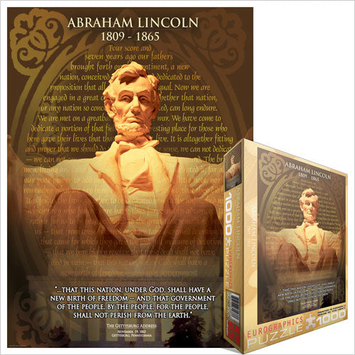 Eurographics 6000-1433 Abraham Lincoln - 1000 Piece Jigsaw Puzzle