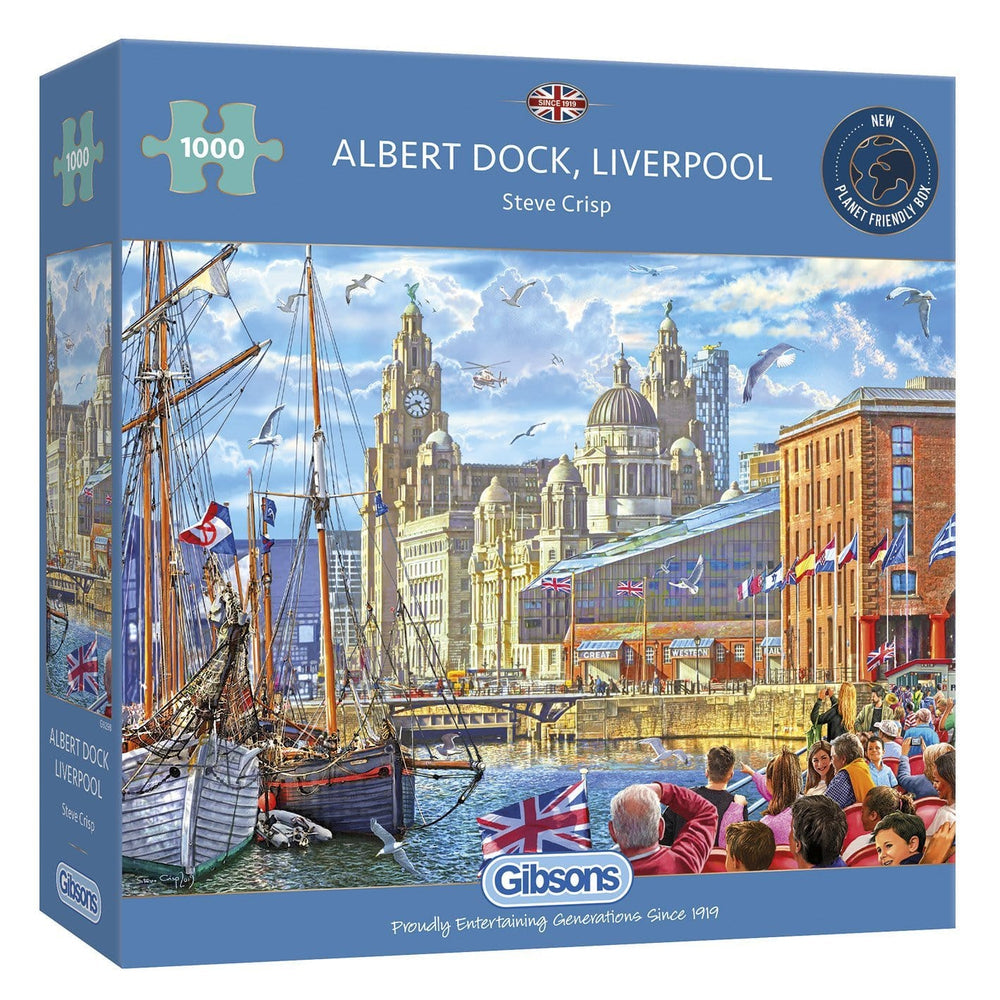 Albert Dock, Liverpool – 1000 Piece Jigsaw Puzzle (Gibsons)