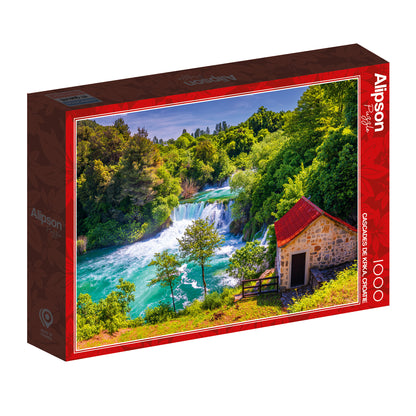 Alipson - Cascades de Krka, Croatia - 1000 Piece Jigsaw Puzzle