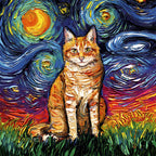 Alipson - Orange Tabby Night - 1000 Piece Jigsaw Puzzle