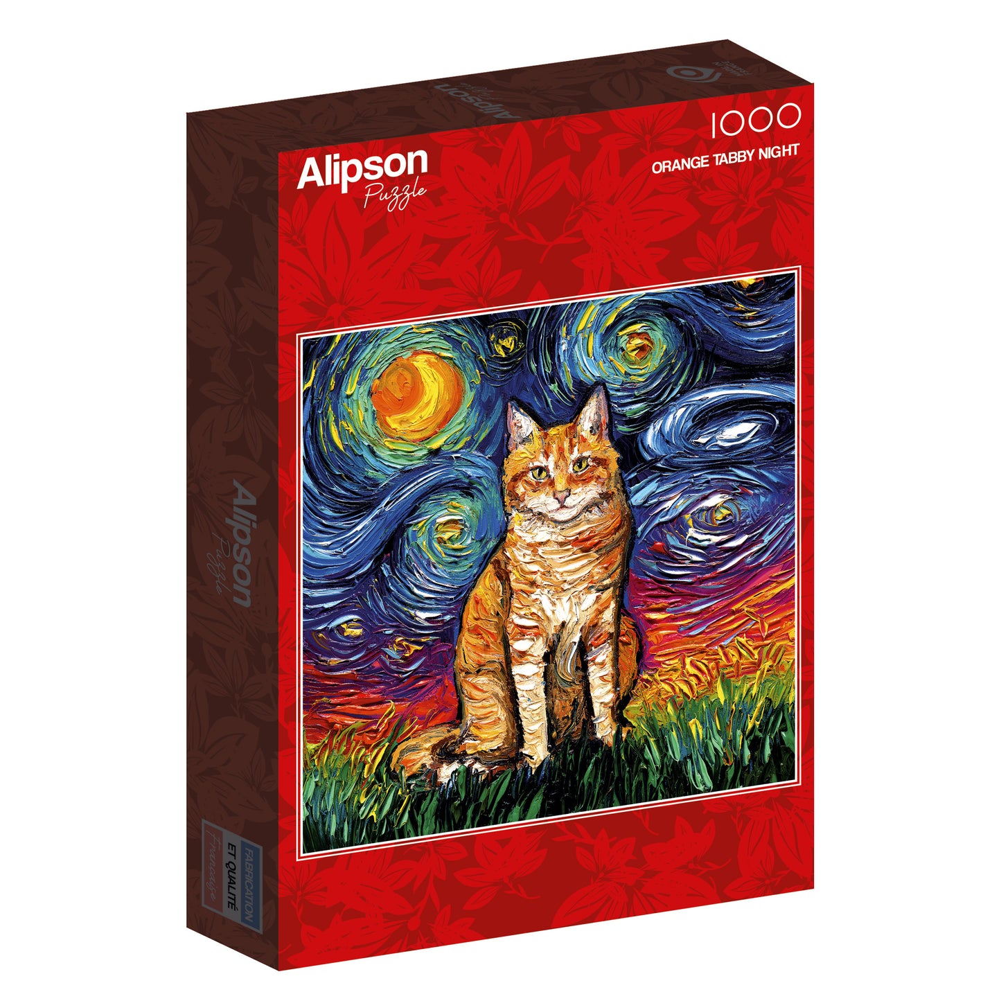 Alipson - Orange Tabby Night - 1000 Piece Jigsaw Puzzle