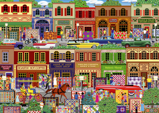 Alipson - Quilt Festival - 1000 Piece Jigsaw Puzzle
