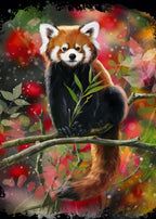 Red Panda Sits On A Branch – 1000 Piece Jigsaw Puzzle (Alipson)