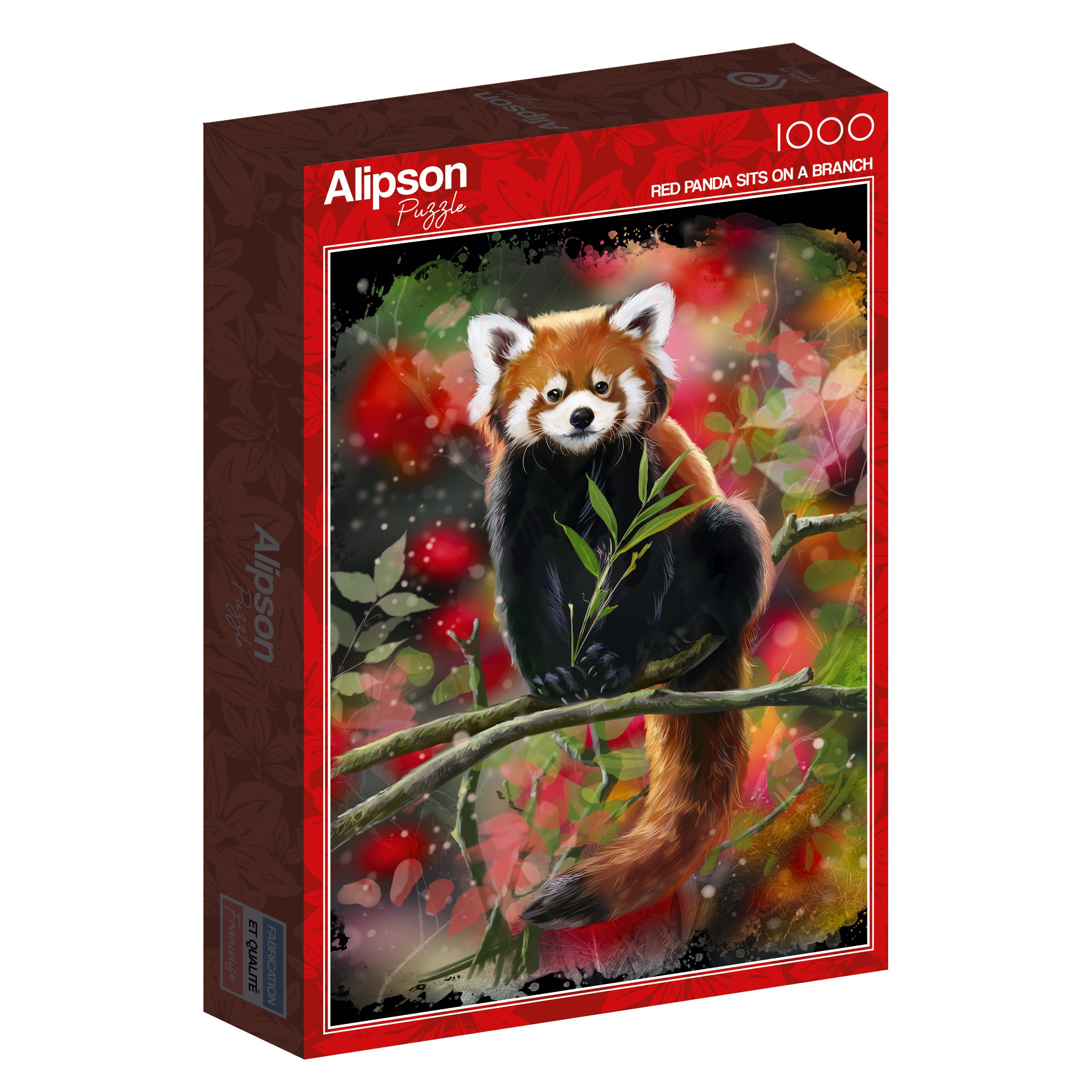 Red Panda Sits On A Branch – 1000 Piece Jigsaw Puzzle (Alipson)