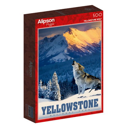 Alipson - Yellowstone Wolf - 500 Piece Jigsaw Puzzle