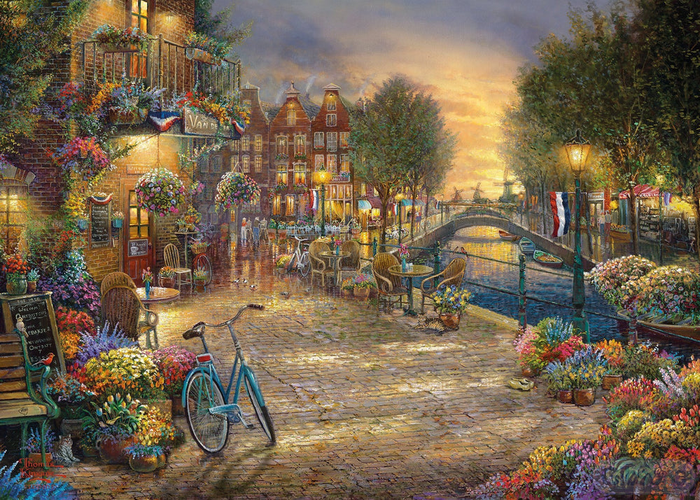 Amsterdam Café – 1000 Piece Jigsaw Puzzle (Gibsons)