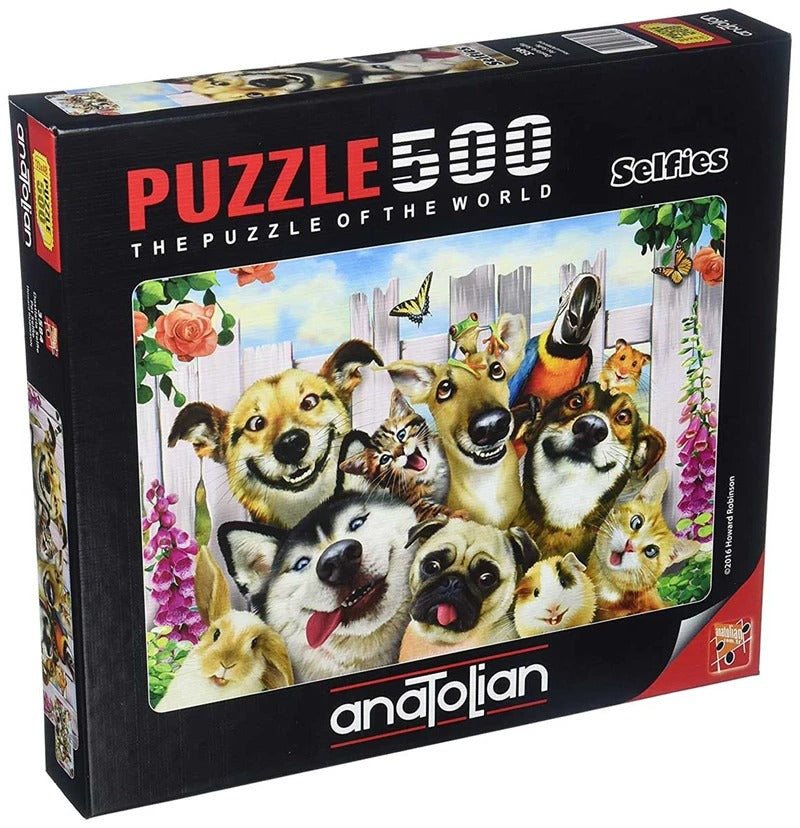 Pet Selfie – 500 Piece Jigsaw Puzzle (Anatolian)