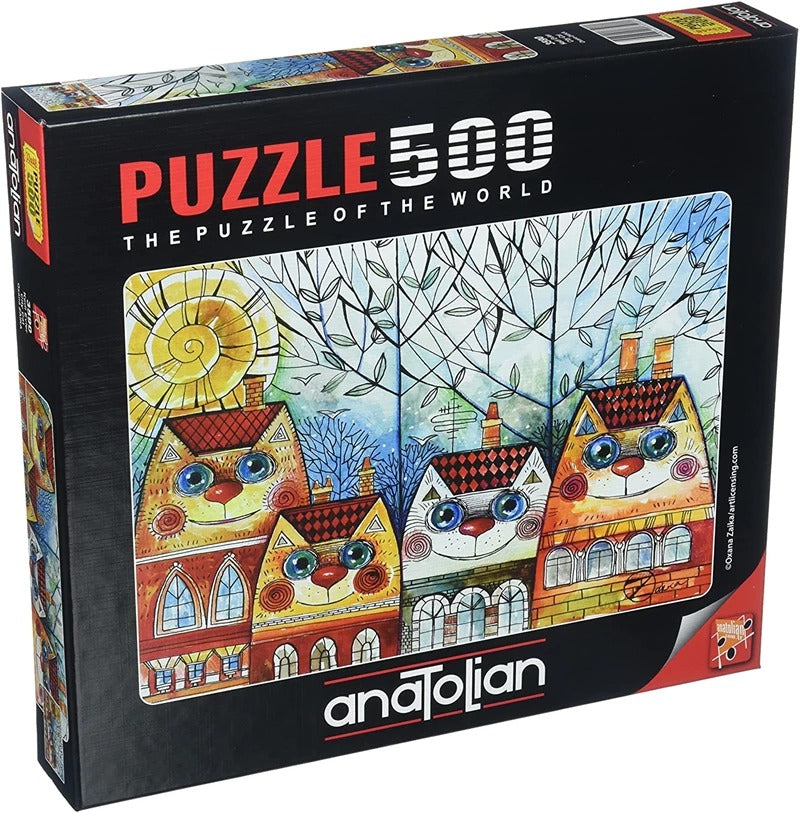 City Cat – 500 Piece Jigsaw Puzzle (Anatolian)