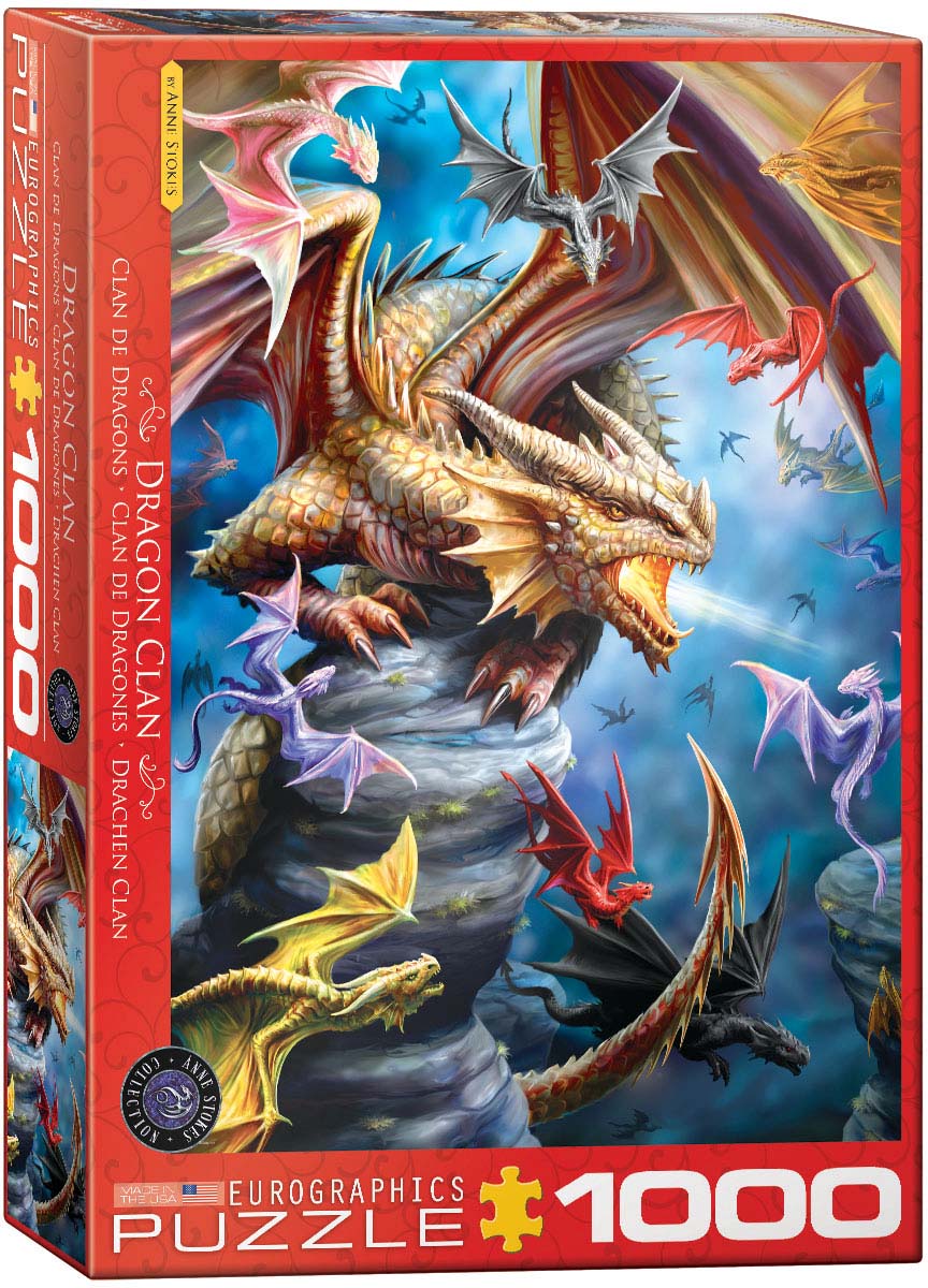 Dragon Clan – 1000 Piece Jigsaw Puzzle (Eurographics)
