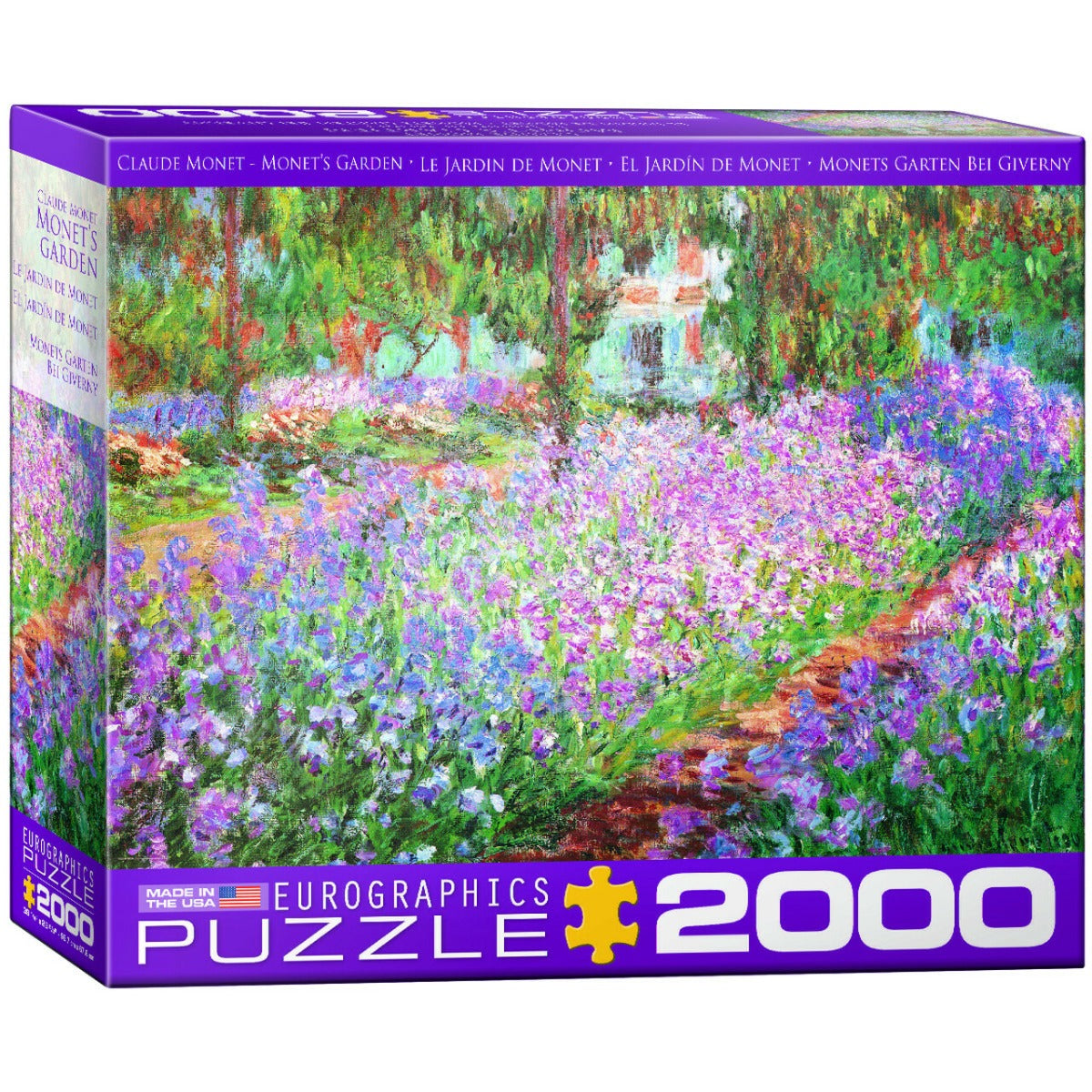 Monet's Garden – 2000 Piece Jigsaw Puzzle (Eurographics)