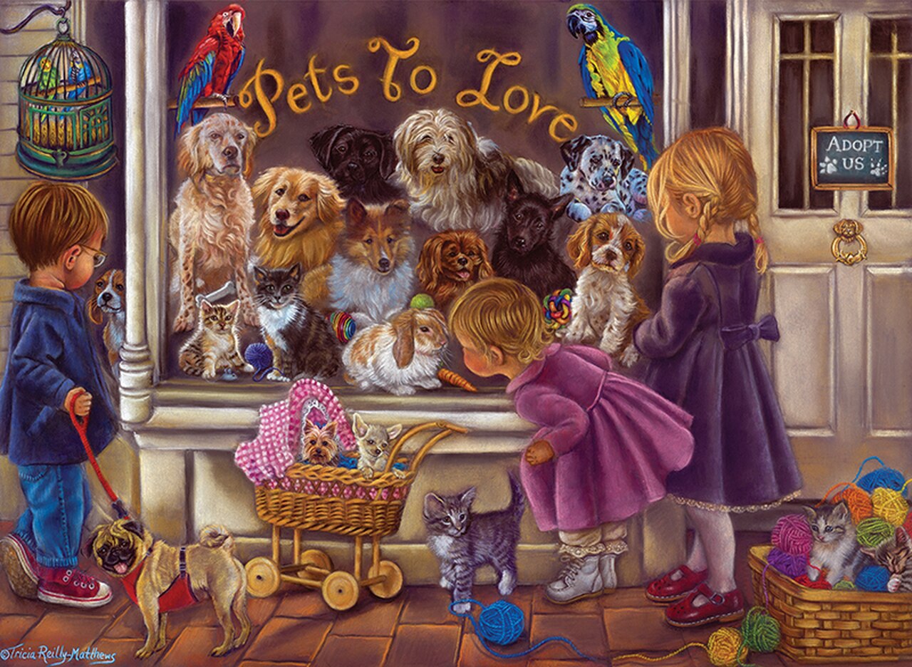 Pets to Love – 1000 Piece Jigsaw Puzzle (Anatolian)