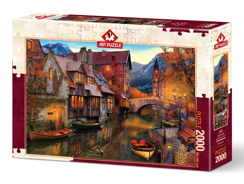 Canal Homes – 2000 Piece Jigsaw Puzzle (Art Puzzle)