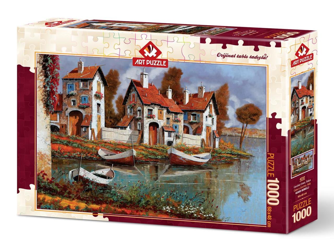 Case a Cerchio, Italy 1000 piece jigsaw puzzle
