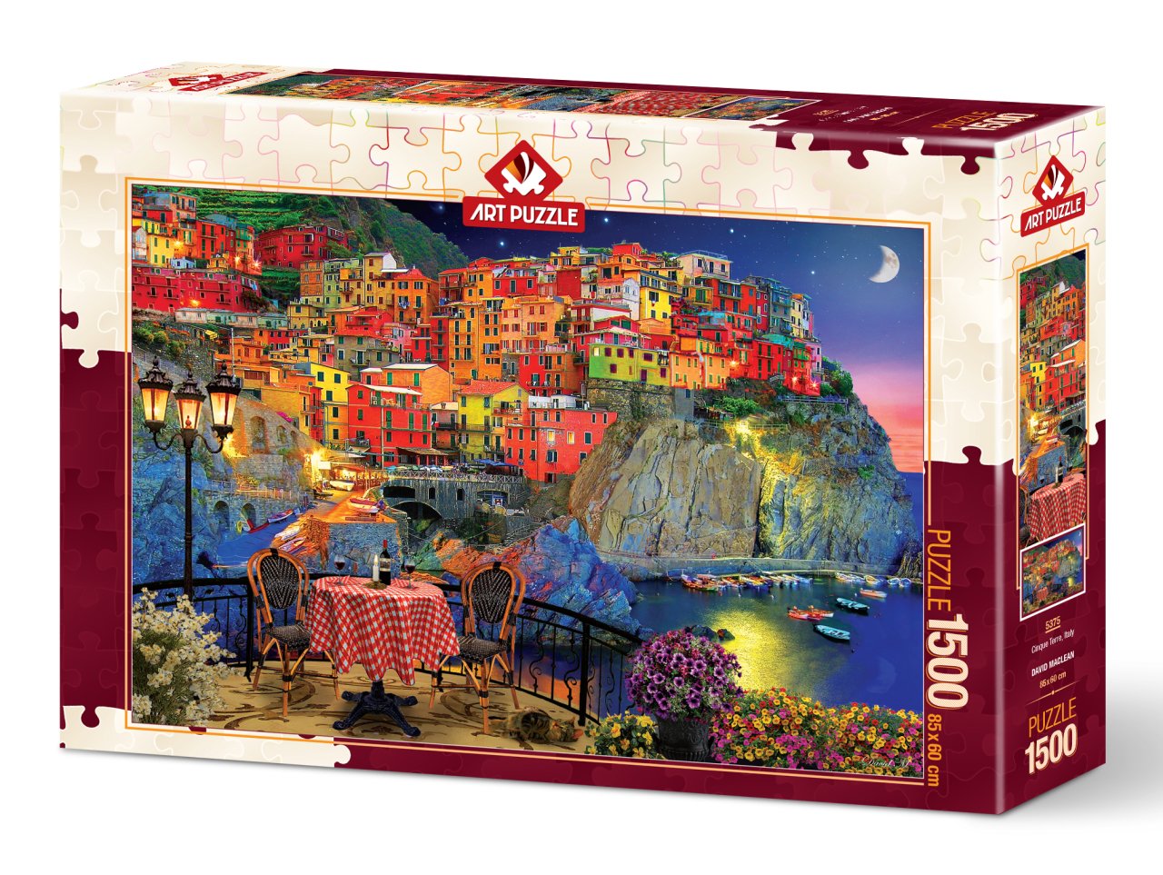 Art Puzzle - Cinque Terre - Italy - 1500 Piece Jigsaw Puzzle