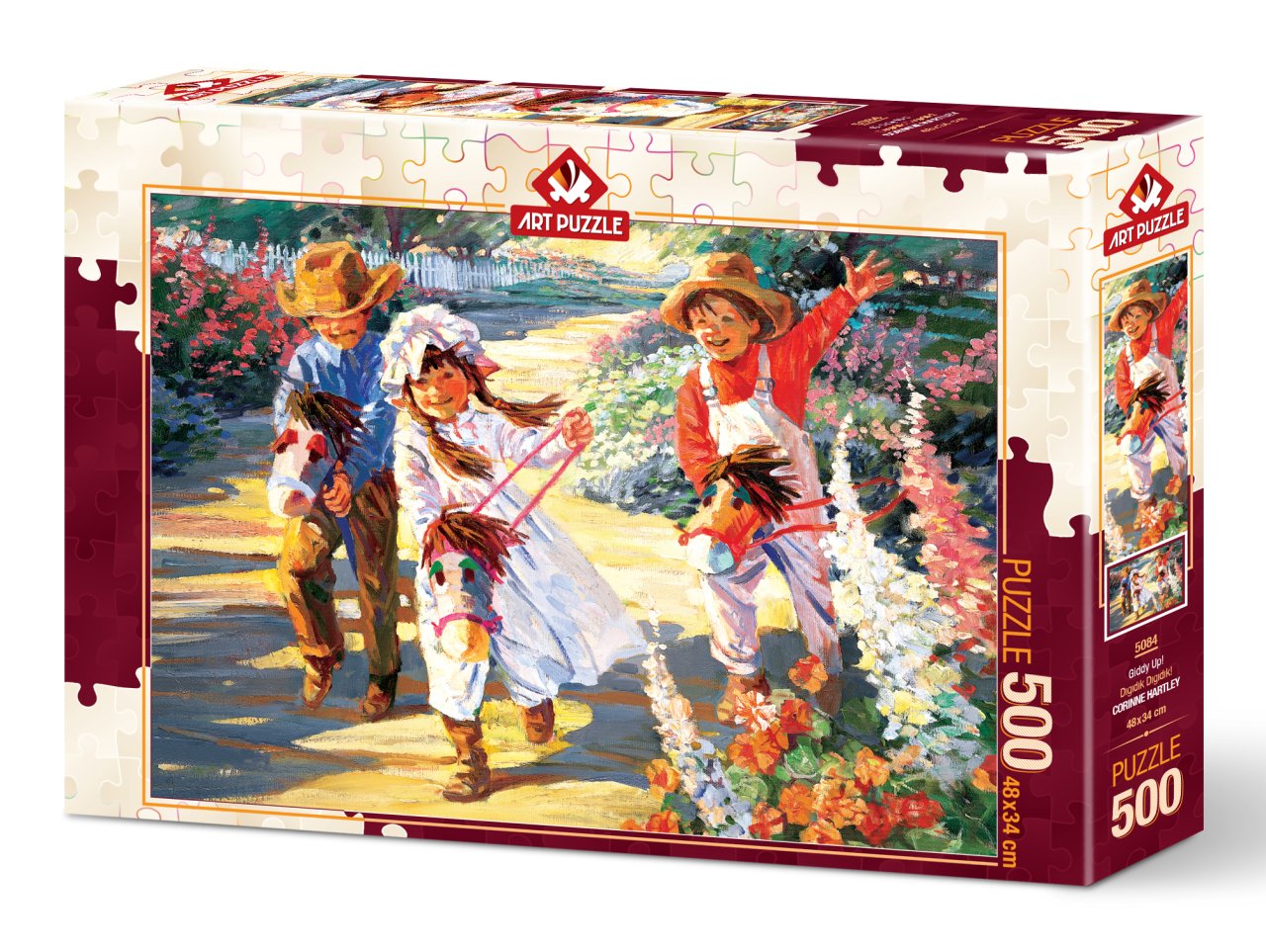 Art Puzzle - Giddy Up!  - 500 Piece Jigsaw Puzzle