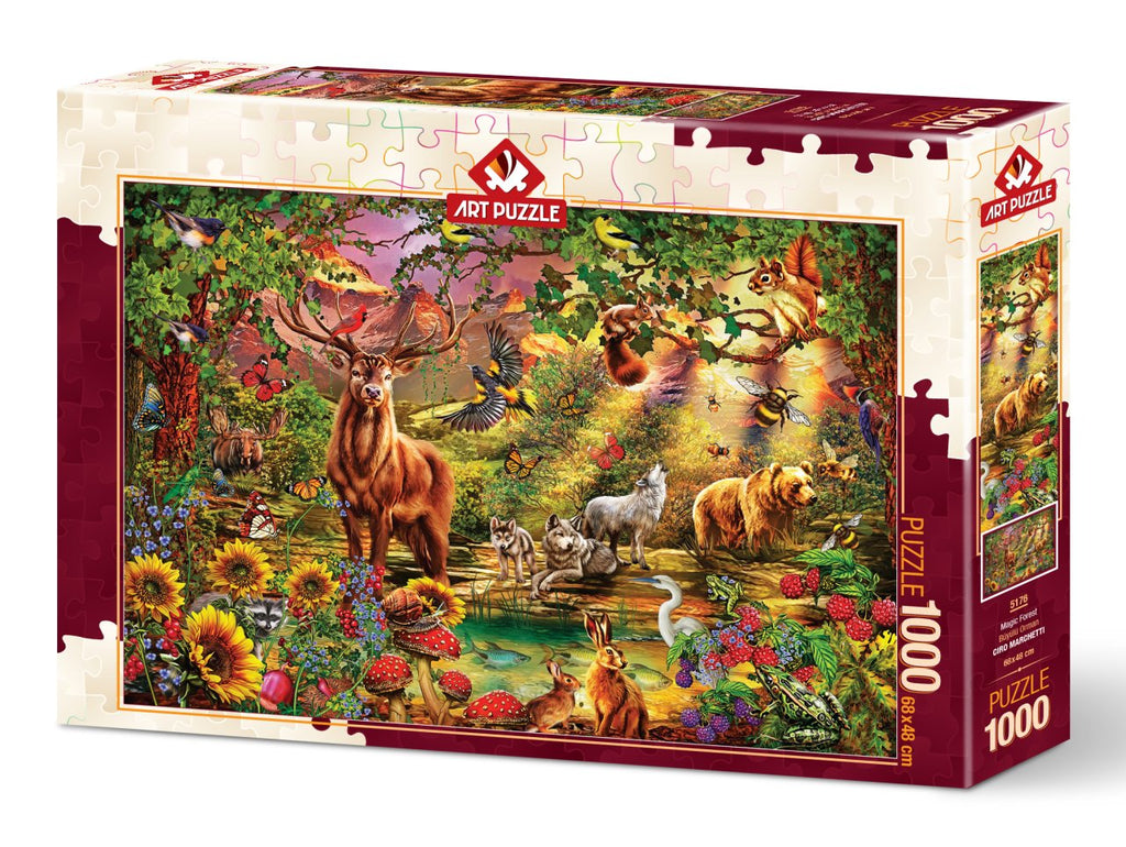 Enchanted Forest – 1000 Piece Jigsaw Puzzle (Art Puzzle)