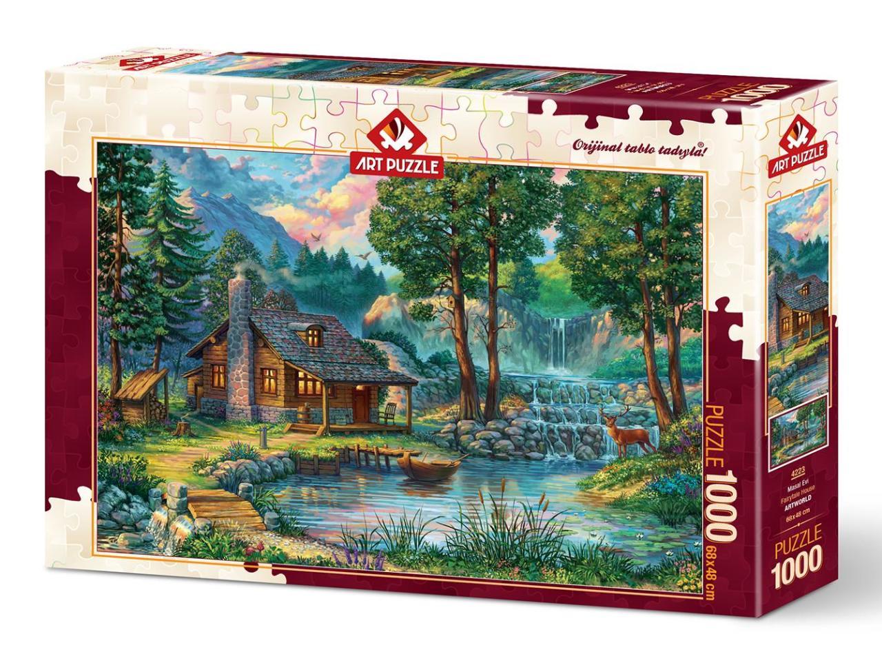 Fairytale House – 1000 Piece Jigsaw Puzzle (Art Puzzle)
