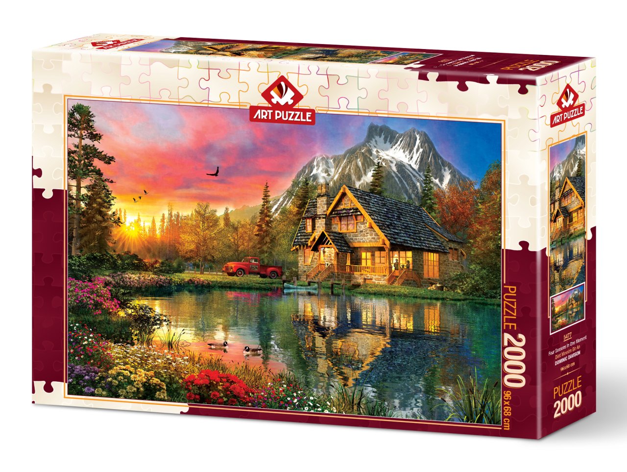 Four Seasons In One Moment – 2000 Piece Jigsaw Puzzle (Art Puzzle)
