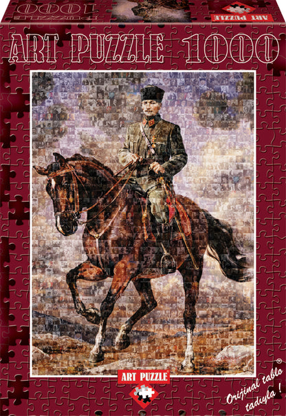 Art Puzzle - Ghazi Mustafa Kemal Atatürk - 1000 Piece Jigsaw Puzzle