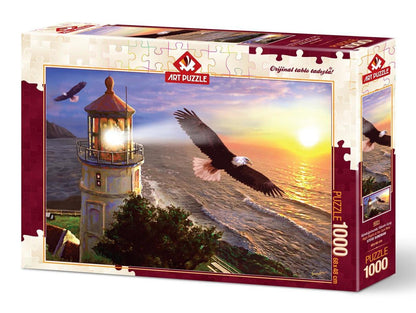 Art Puzzle - High Flight at the Sun Rise - 1000 Piece Jigsaw Puzzle