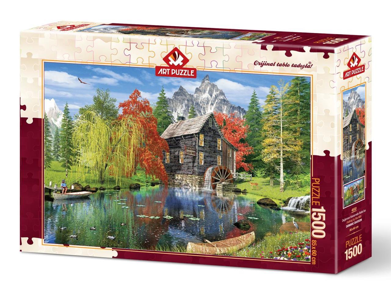 Art Puzzle - Near the Mill - 1500 Piece Jigsaw Puzzle