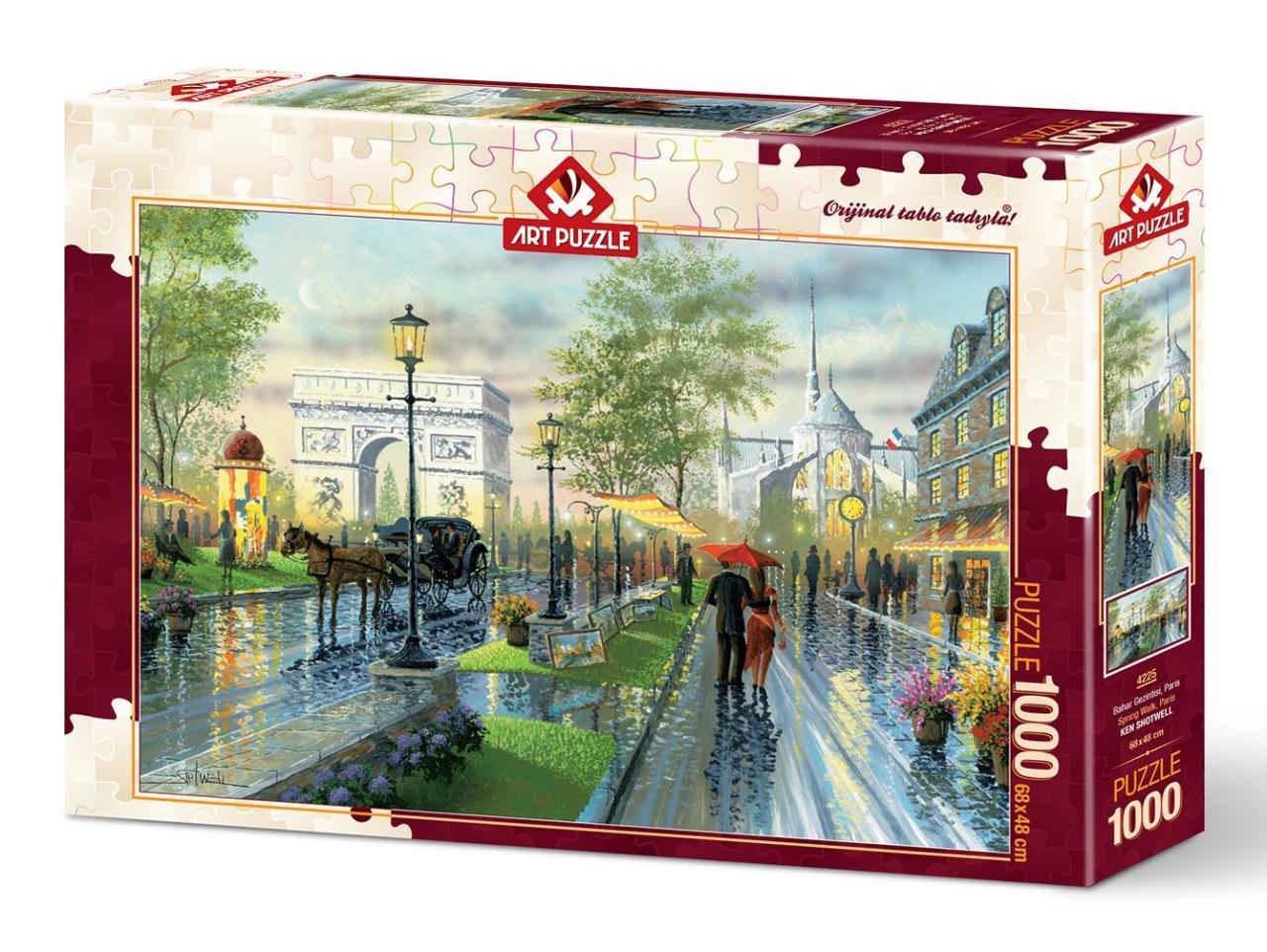 Spring Walk, Paris 1000 piece jigsaw puzzle