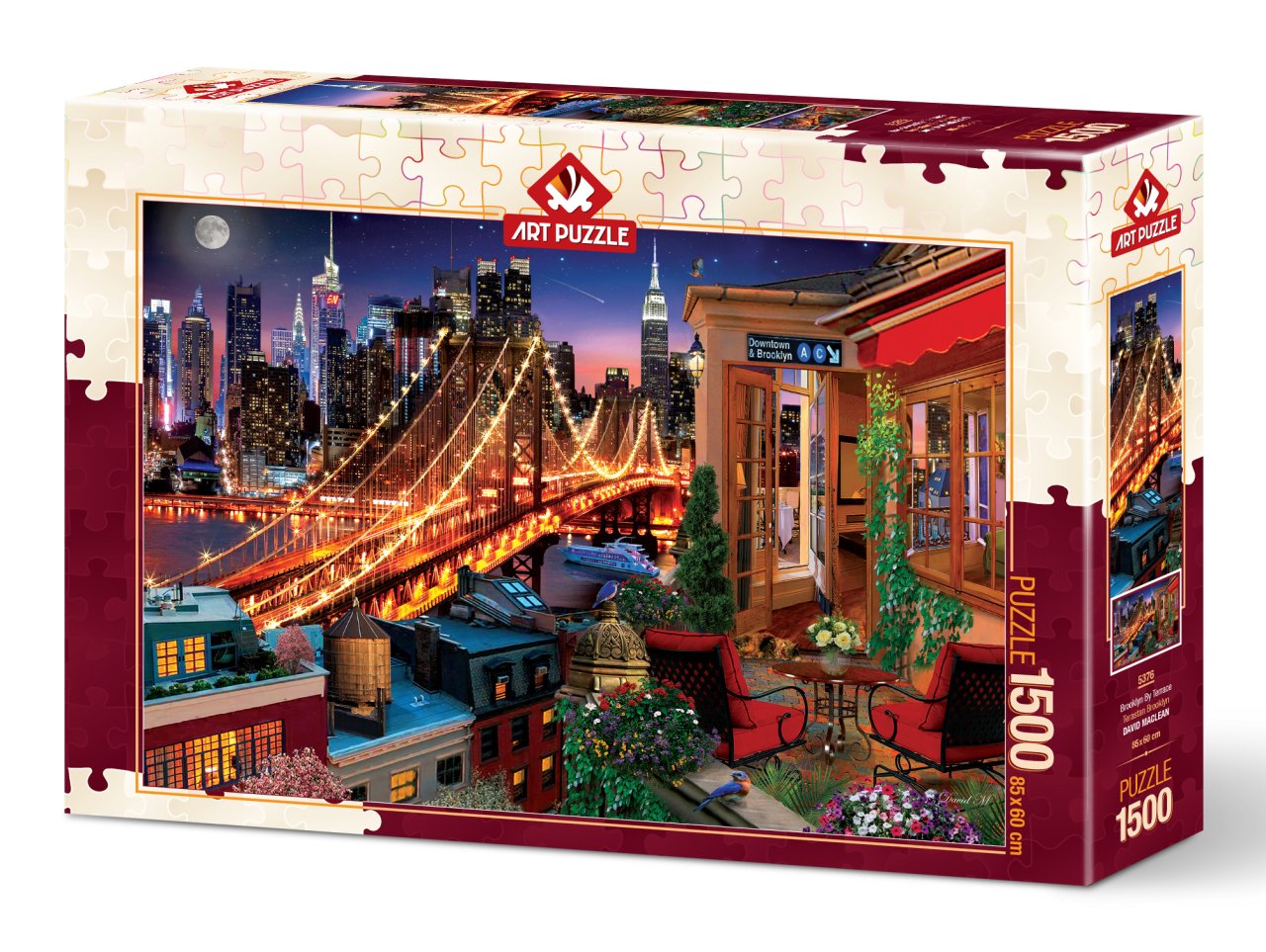 Art Puzzle - Brooklyn By Terrace - 1500 Piece Jigsaw Puzzle