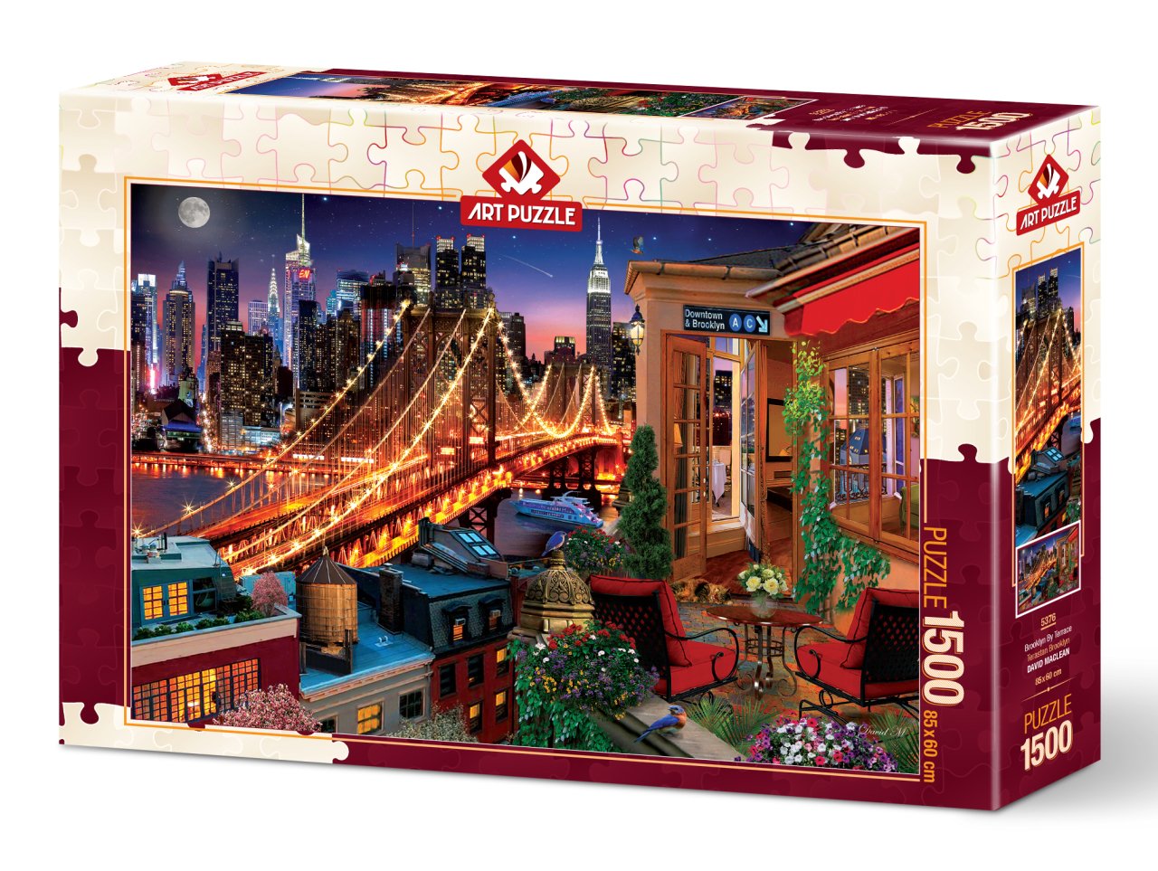 Brooklyn By Terrace – 1500 Piece Jigsaw Puzzle (Art Puzzle)