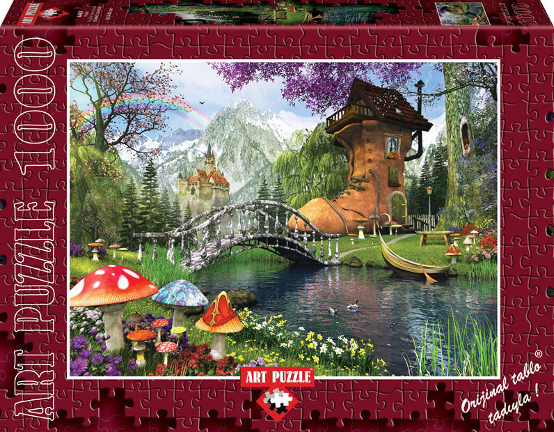 The Old Shoe House – 1000 Piece Jigsaw Puzzle (Art Puzzle)