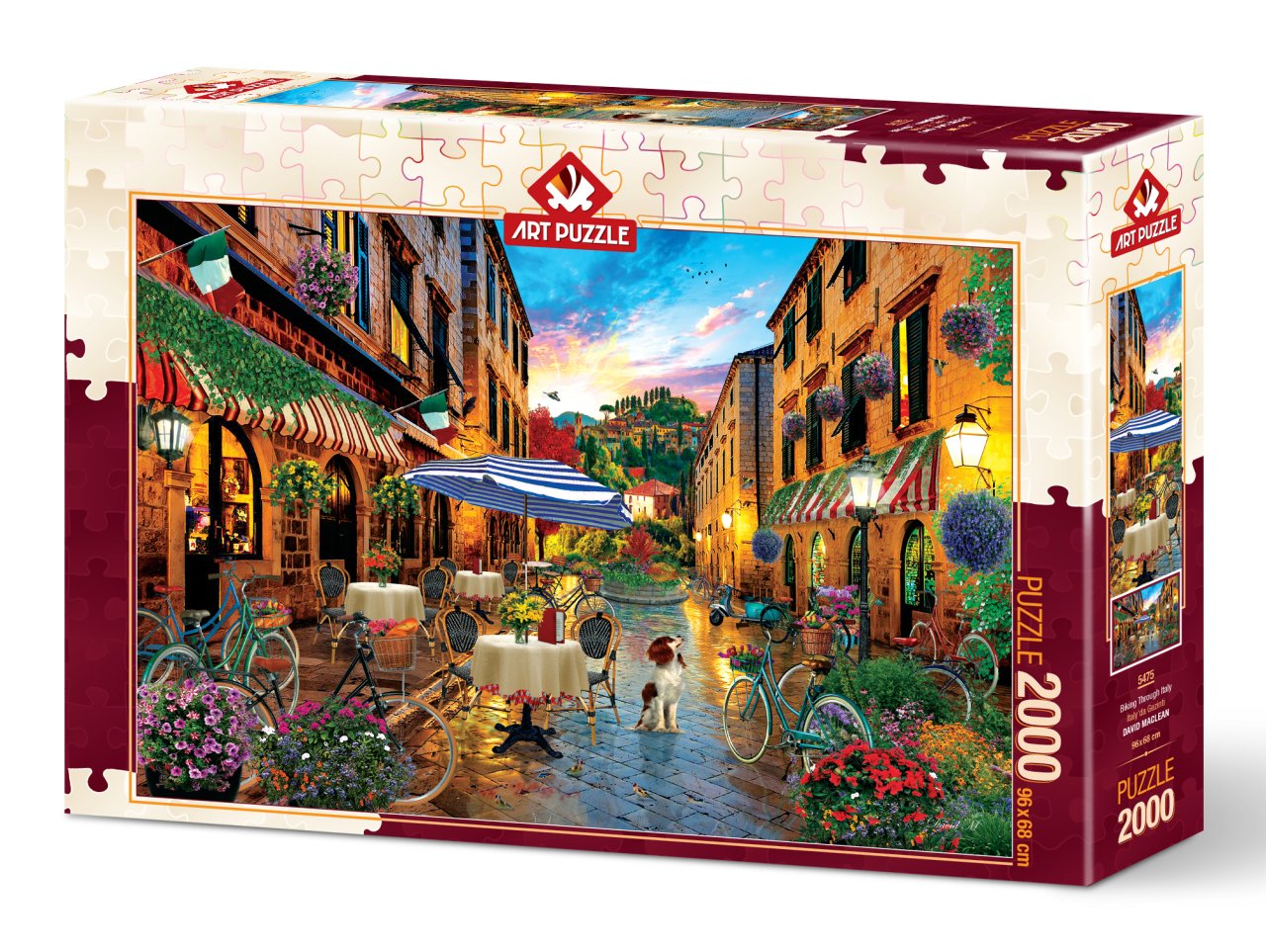 Traveling in Italy – 2000 Piece Jigsaw Puzzle (Art Puzzle)