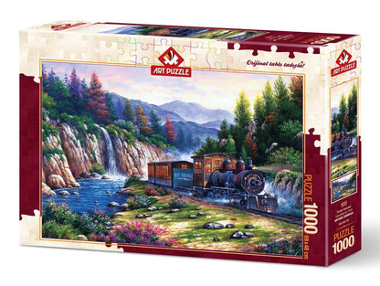 Travelling by Train 1000 piece jigsaw puzzle