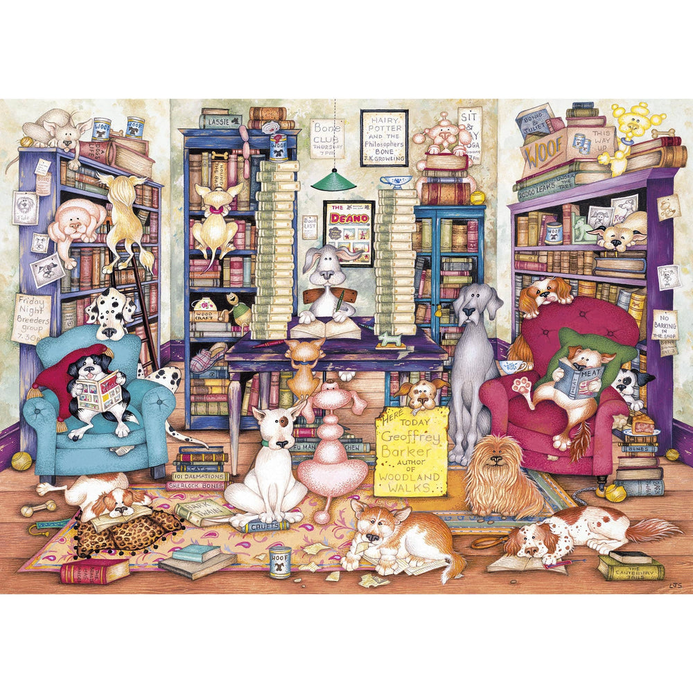 Bark’s Books – 1000 Piece Jigsaw Puzzle (Gibsons)