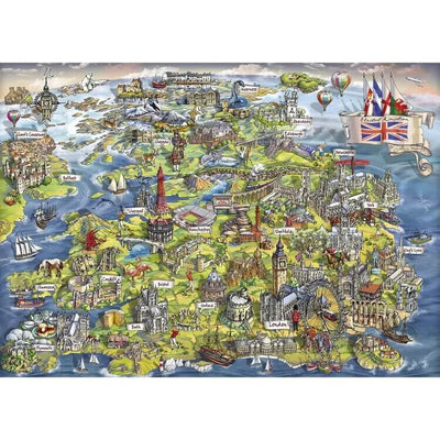 Beautiful Britain – 1000 Piece Jigsaw Puzzle (Gibsons)