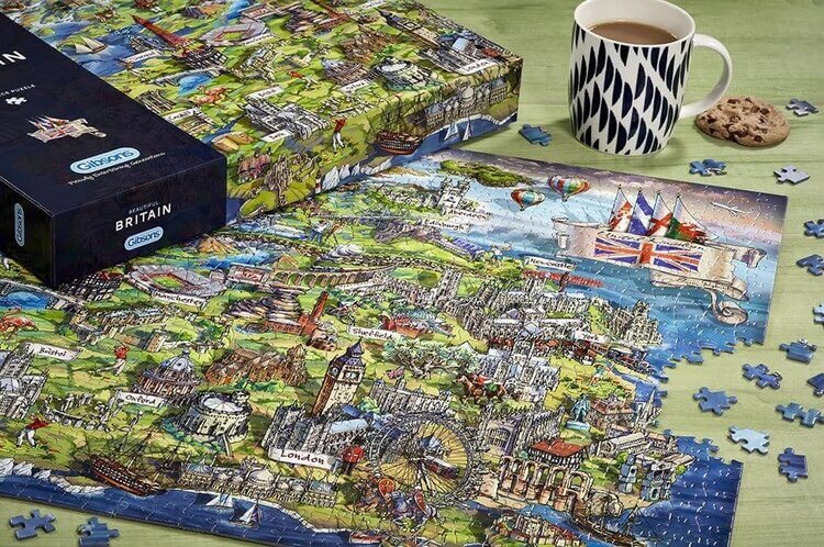 Gibsons - Beautiful Britain - 1000 Piece Jigsaw Puzzle