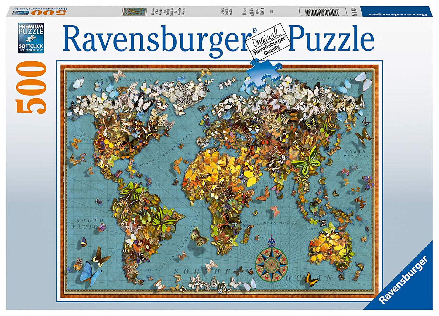 Ravensburger - World Of Butterflies - 500 Piece Jigsaw Puzzle