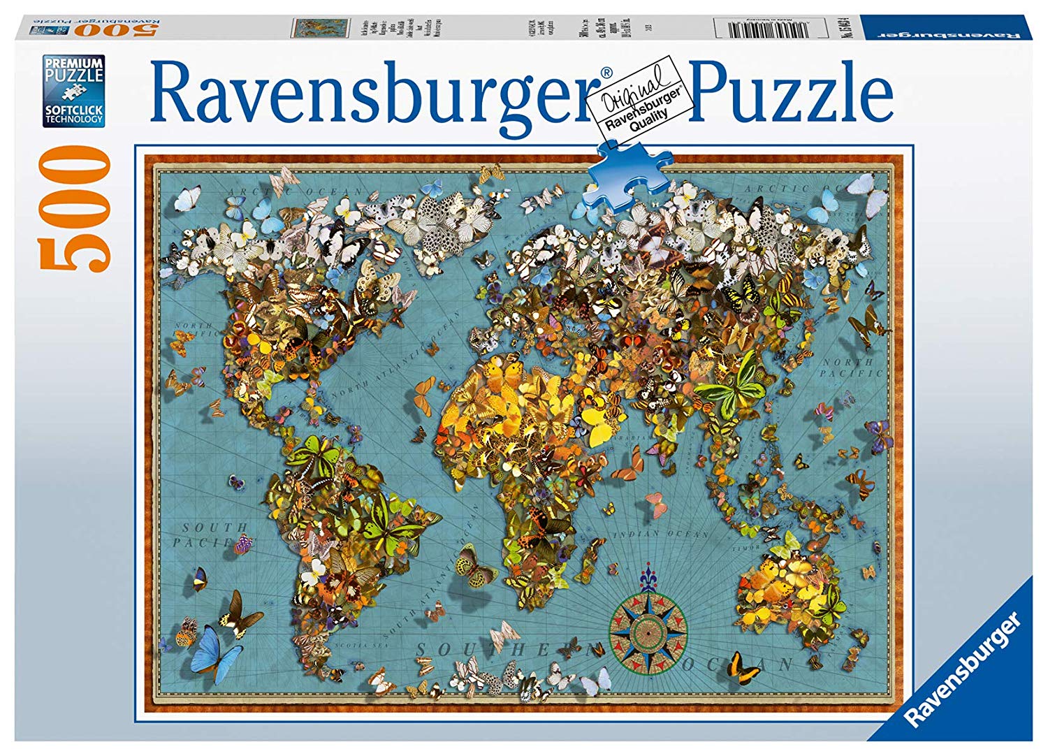 World Of Butterflies – 500 Piece Jigsaw Puzzle (Ravensburger)