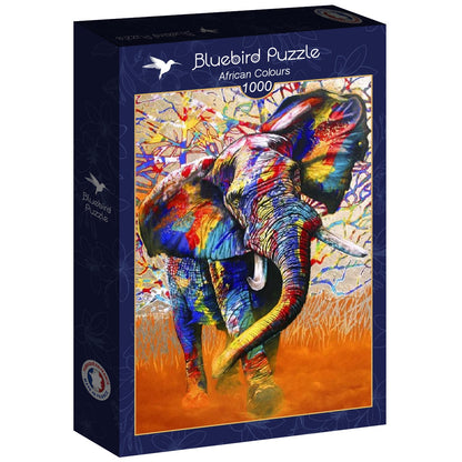Bluebird Puzzle - African Colours - 1000 Piece Jigsaw Puzzle