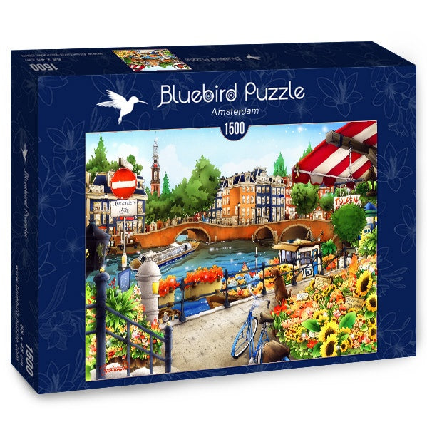 Bluebird Puzzle - Amsterdam - 1500 Piece Jigsaw Puzzle