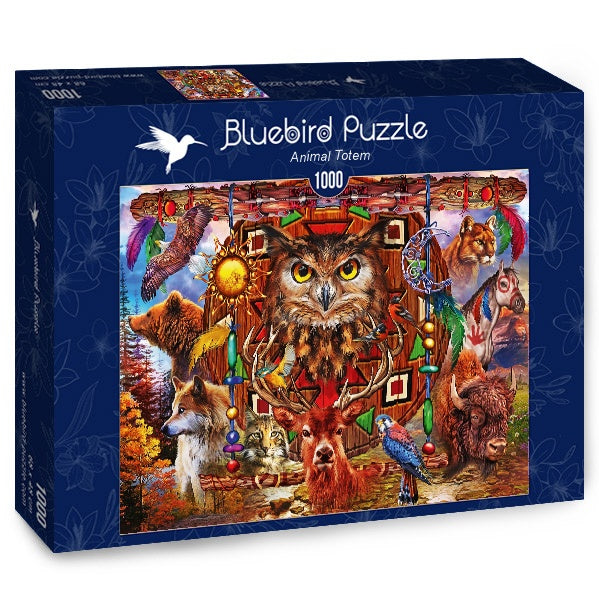 Animal Totem – 1000 Piece Jigsaw Puzzle (Bluebird Puzzle)