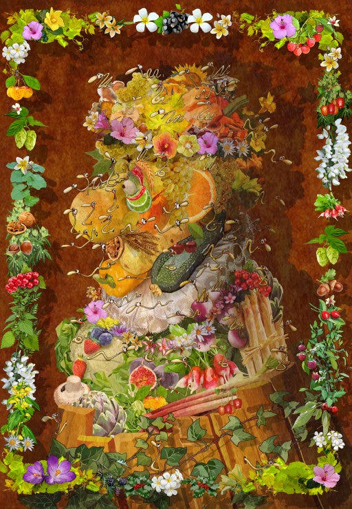 Bluebird Puzzle - Arcimboldo by Ruyer - 1000 Piece Jigsaw Puzzle
