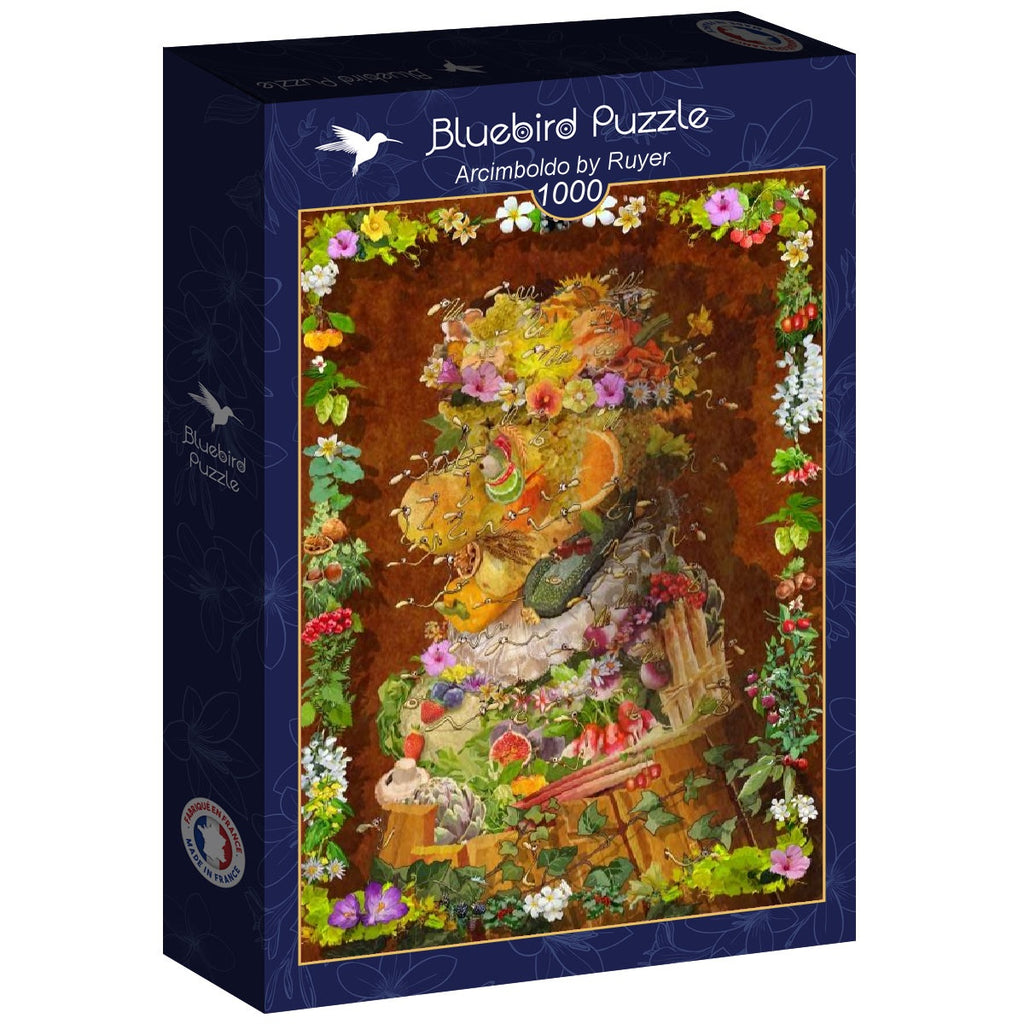 Bluebird Puzzle - Arcimboldo by Ruyer - 1000 Piece Jigsaw Puzzle