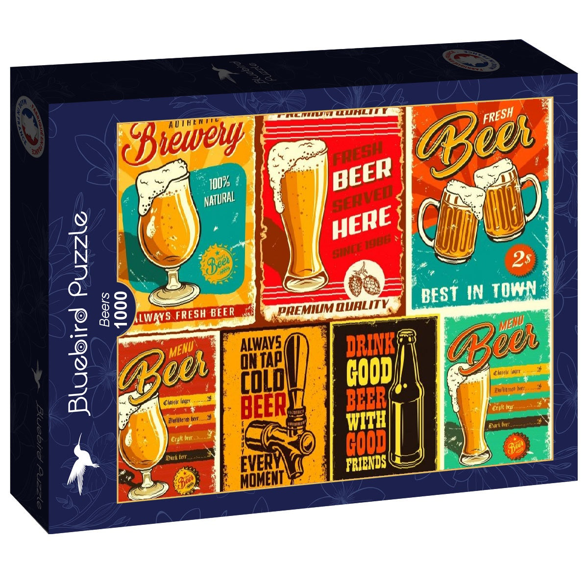 Beers – 1000 Piece Jigsaw Puzzle (Bluebird Puzzle)