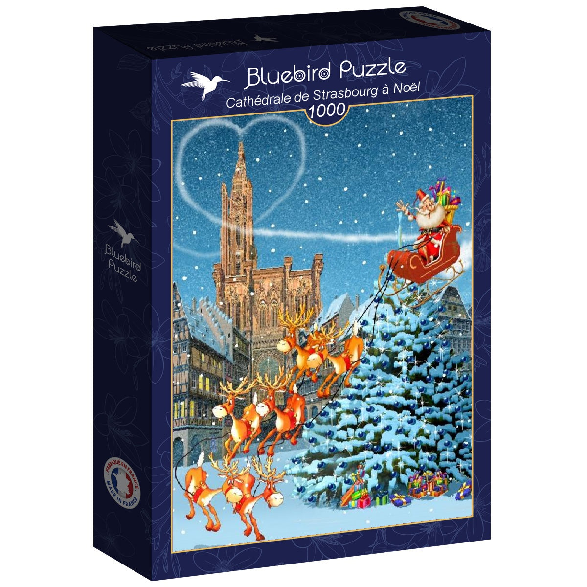 Bluebird Puzzle - Cathédrale de Strasbourg à Noël - 1000 Piece Jigsaw Puzzle